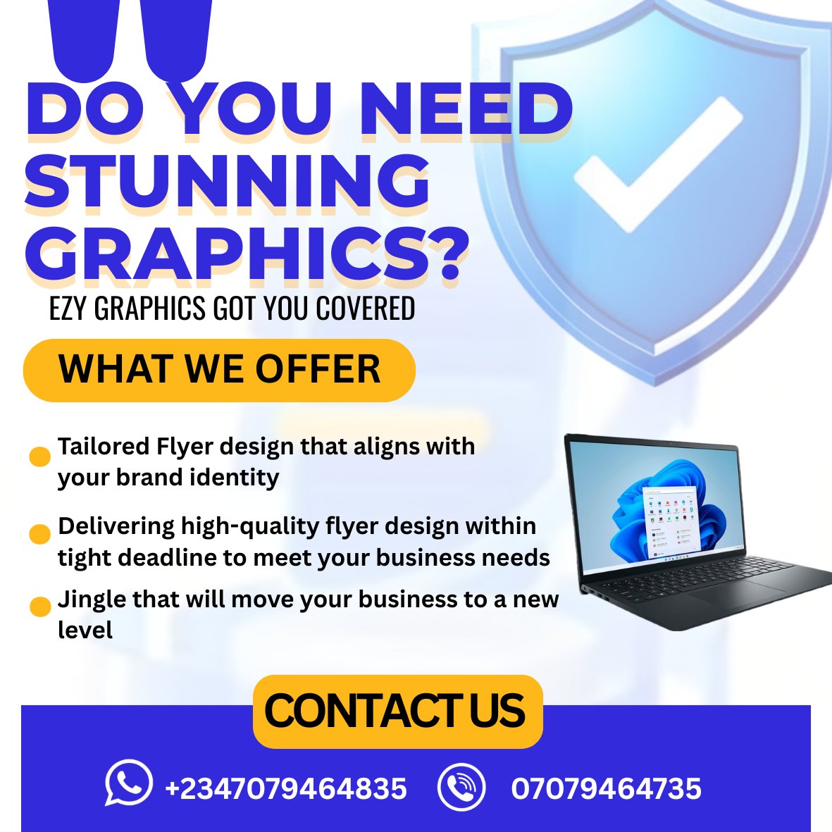 Stunning Graphic Design for your businesses, birthday, events, program etc.